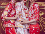 新娘身着9.9米非遗婚服惊艳亮相，传统之美在现代绽放光彩